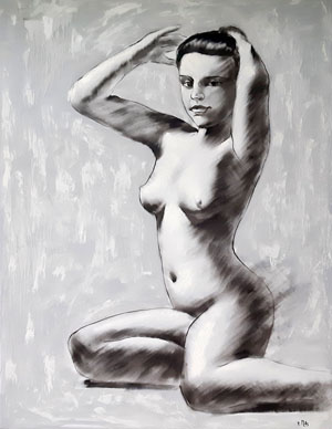 2331-T3 | 91cm x 122cm | femme nu de face 